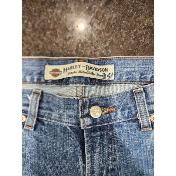Harley-Davidson Men's 34x30 Straight Leg Jeans - Picture 3 of 12